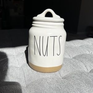 Rae Dunn Nuts Jar